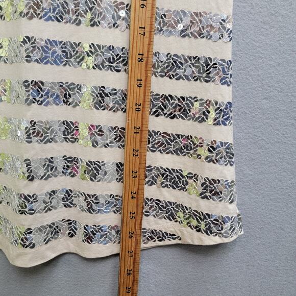 GARNET HILL SEQUINED TANK TOP, SIZE S - Picture 6 of 7